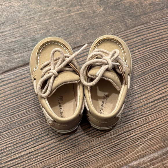 Sperry Kids Brown Moccasins - Picture 1 of 4